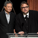 Directors Ang Lee and Guillermo del Toro announce this year's nominees. (Photo: Getty Images)